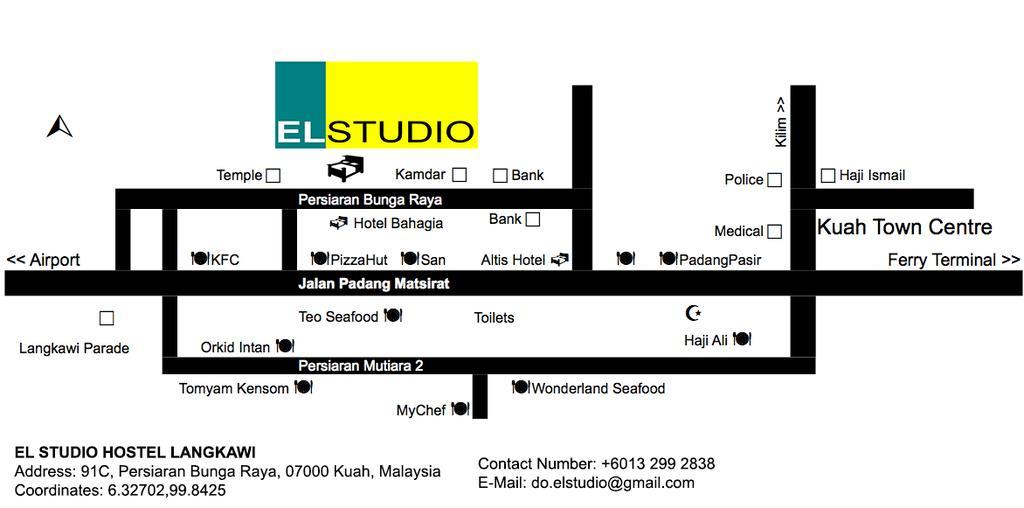 El Studio Hostel Langkawi Kuah Exterior photo